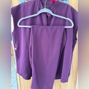Large deep purple, Rafaela and high waisted yolas